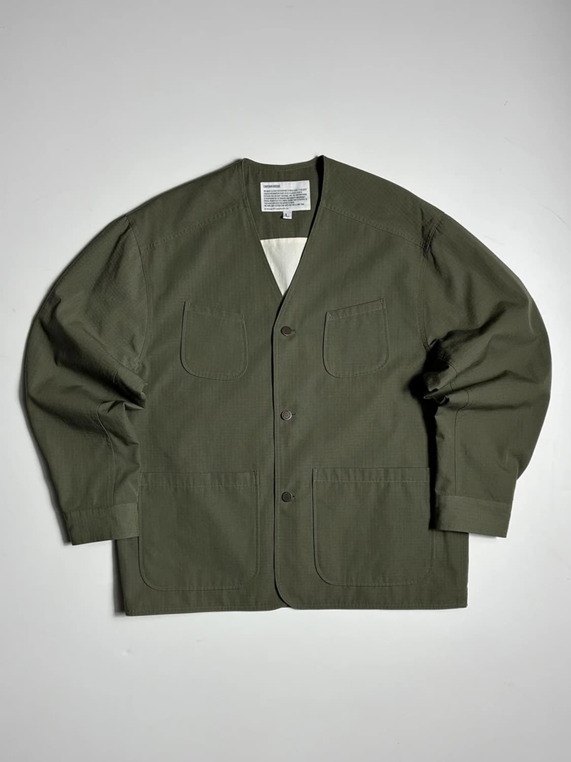 유니폼브릿지 21FW 노카라 4포켓 코튼 자켓 R1700 상품이미지1
