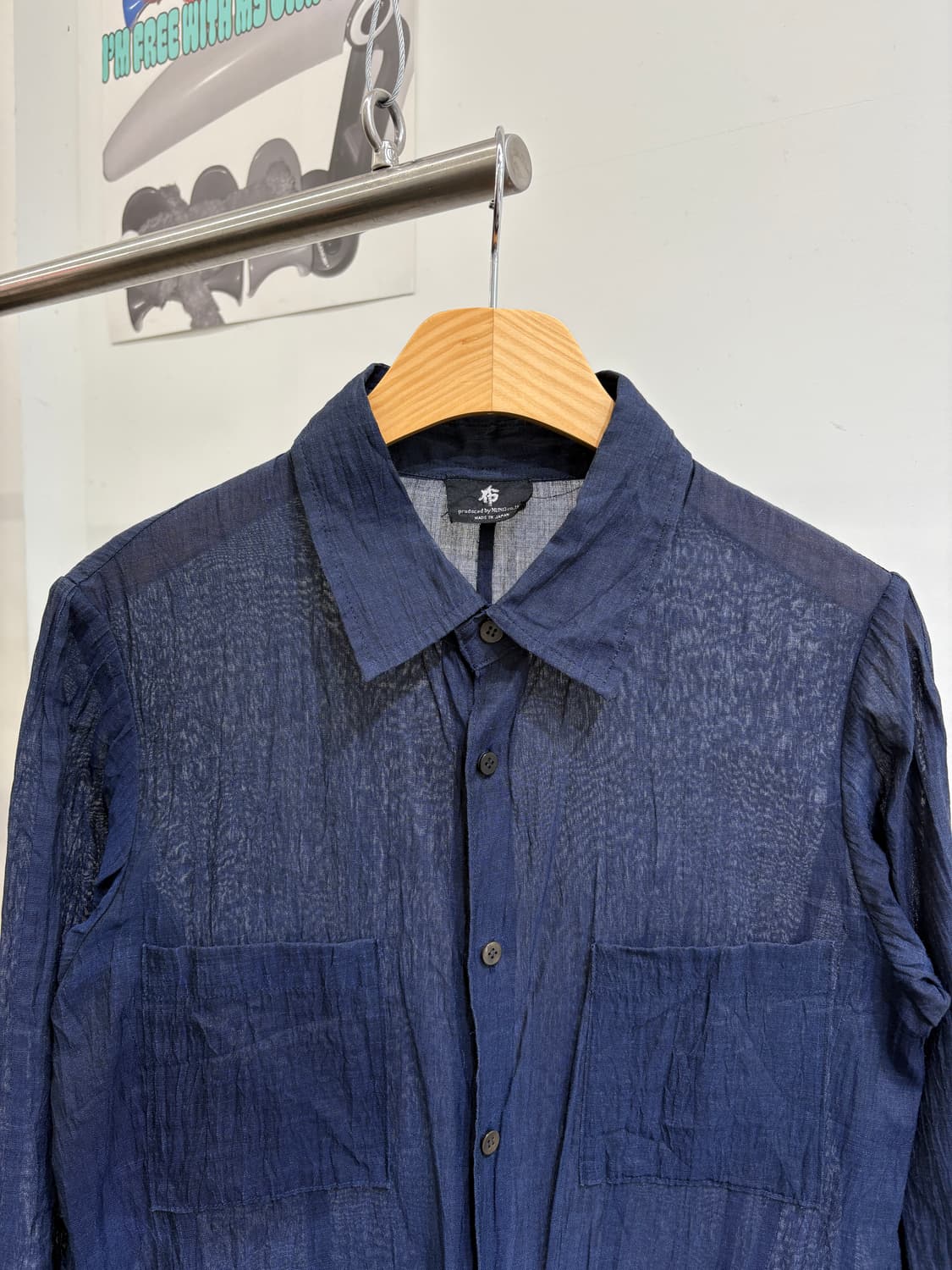 NUNO (Made in Japan) 롱셔츠 상품이미지2