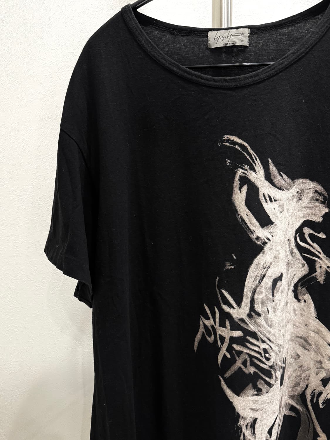 요지야마모토 뿌르옴므 18aw 누드 걸 티셔츠 상품이미지3