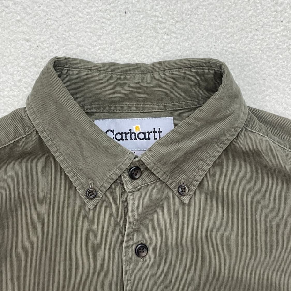 CARHARTT 코듀로이 셔츠 카키 M 상품이미지5