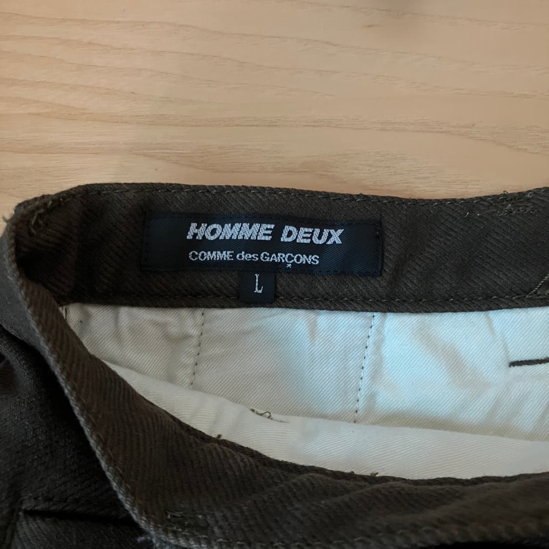 Comme des Garcons Homme Deux wool pants 상품이미지4