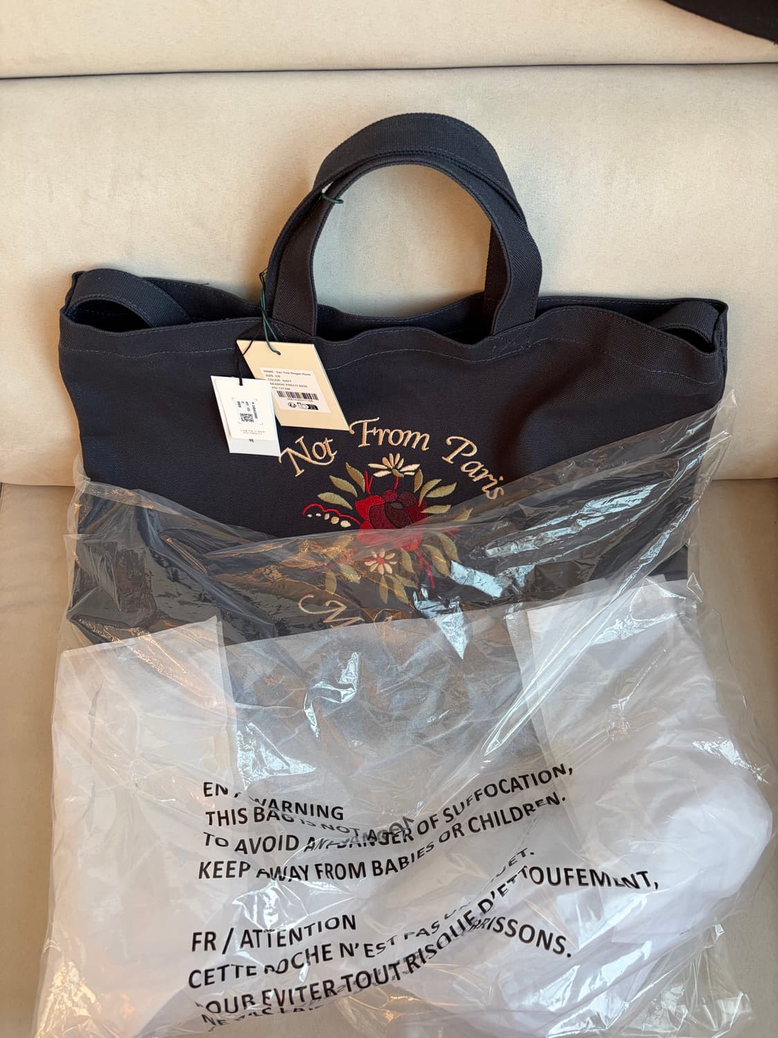 새상품) 드롤드무슈 토트백, 에코백 , 가방/ 정가: 19.5만 상품이미지1