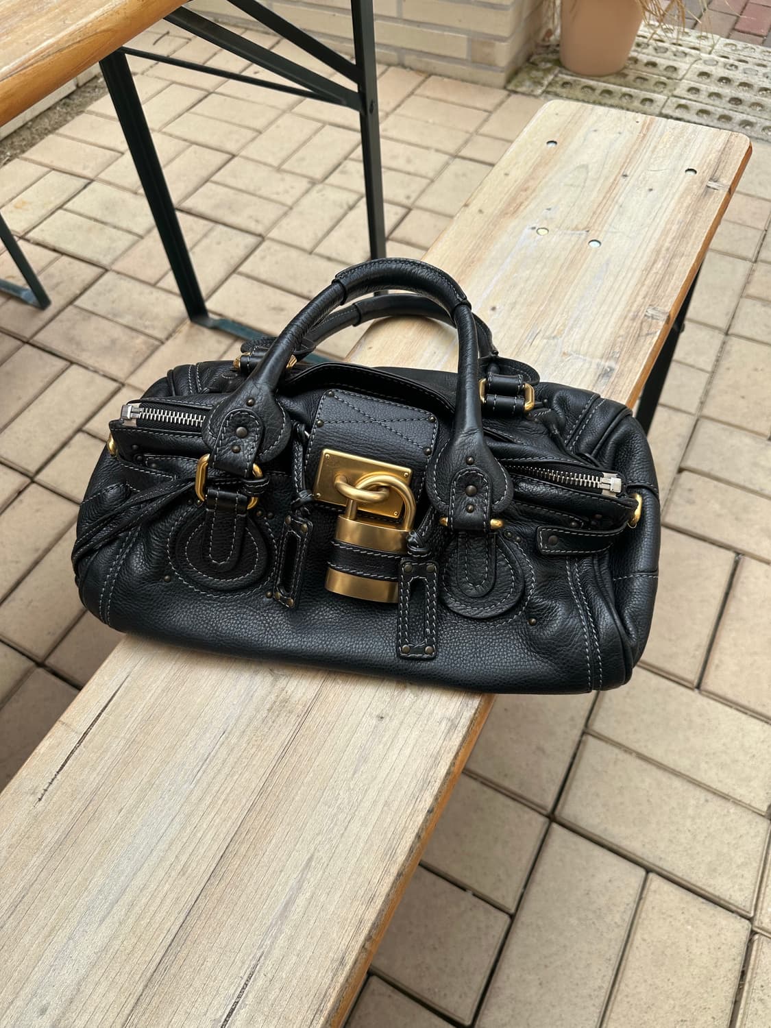 [A+ 정품] 끌로에 패딩턴백 블랙 상품이미지3