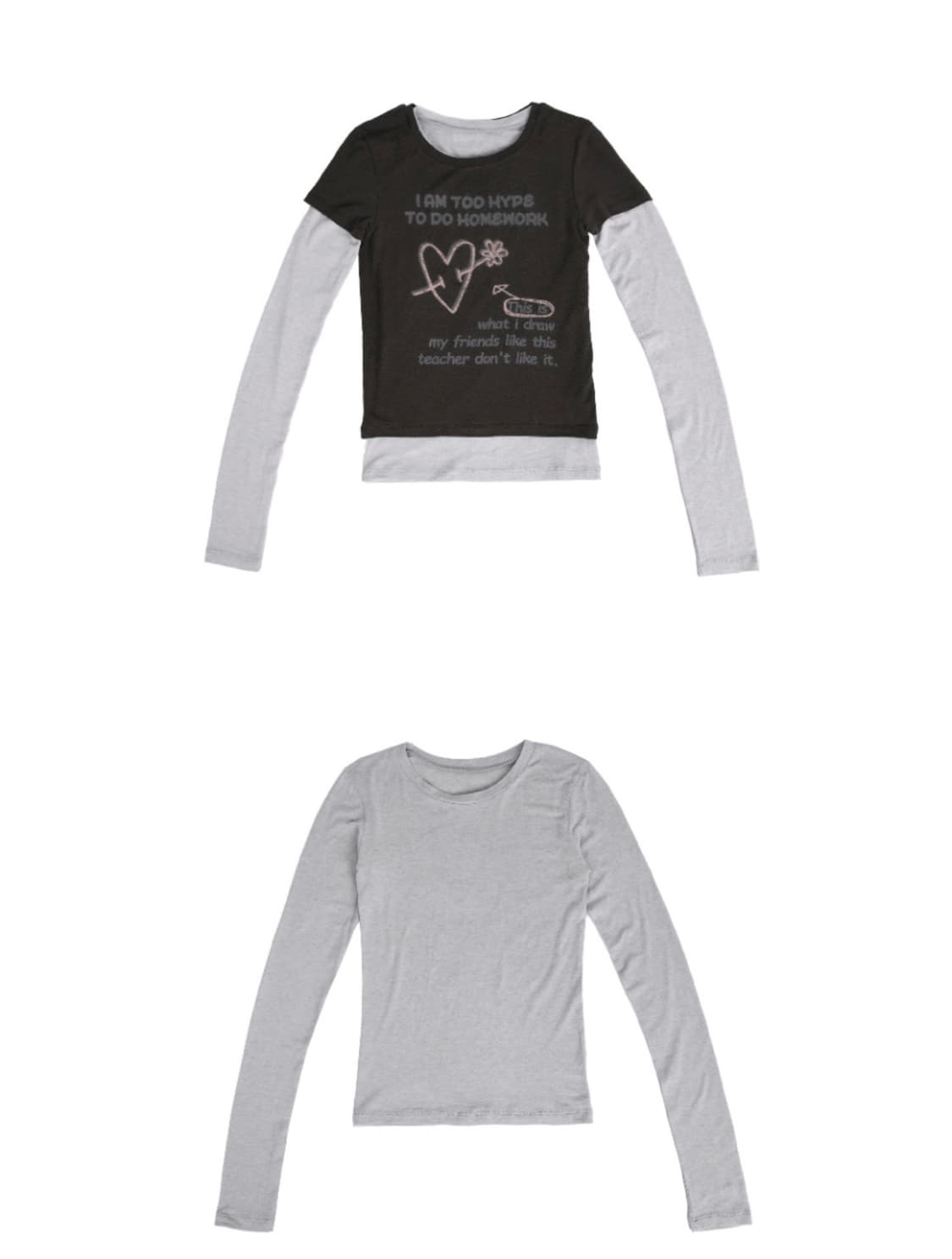 에이이에이이 긴소매티셔츠 상품이미지1