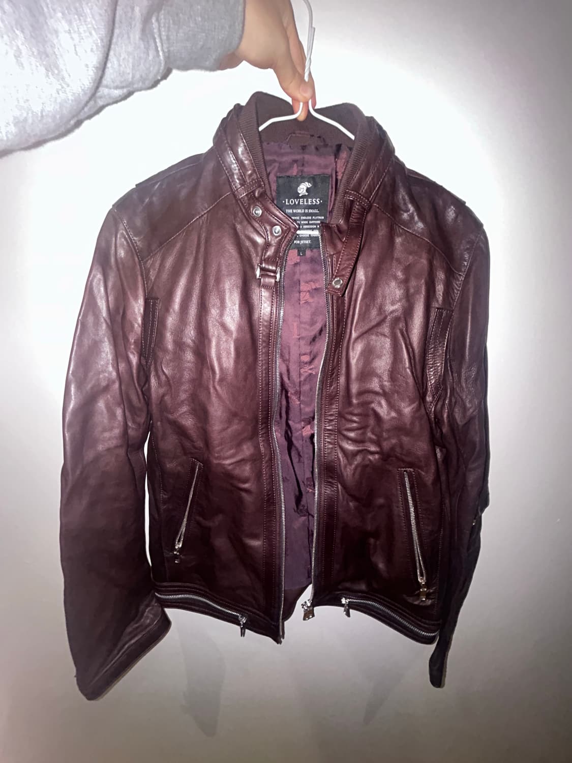 Loveless 가죽자켓 상품이미지1