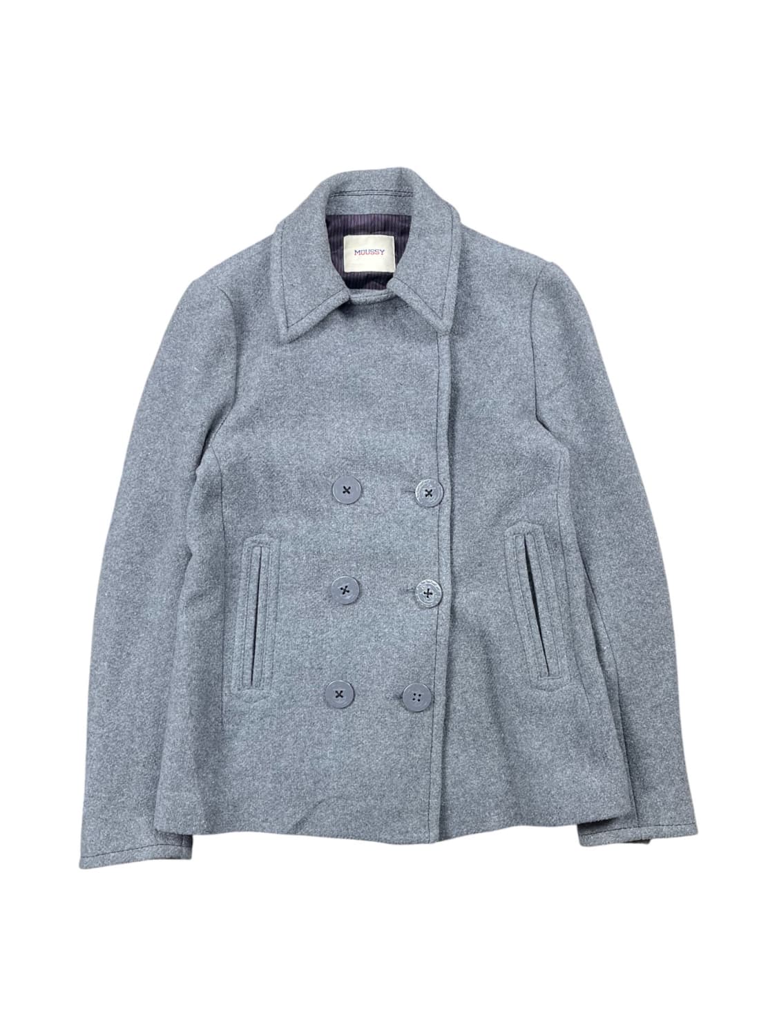 Moussy 그레이컬러 숏 피코트 상품이미지1