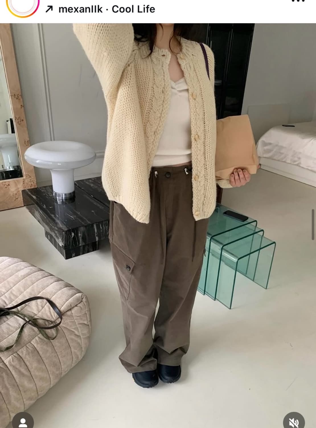 울100 꽈배기 가디건 상품이미지2