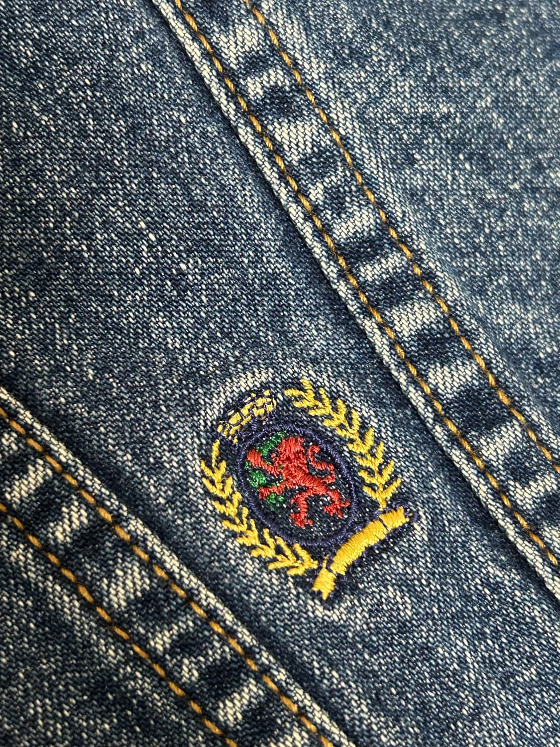 타미힐피거 빅로고 크롭 데님자켓 상품이미지5