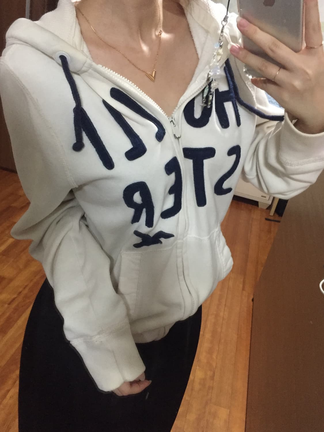 홀리스터 빅로고 후드집업 상품이미지1