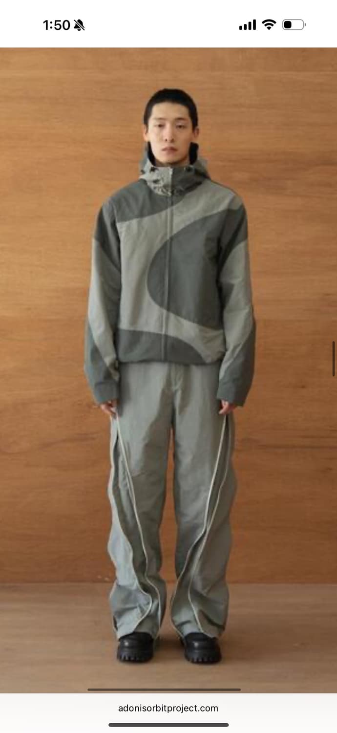 AOP 쿠카노 쉘 팬츠 그레이 2 사이즈 상품이미지2