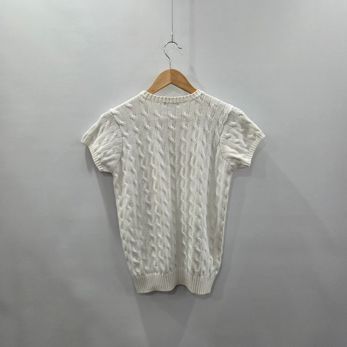 폴로랄프로렌 걸즈 코튼 케이블 반팔니트 160  상품이미지5