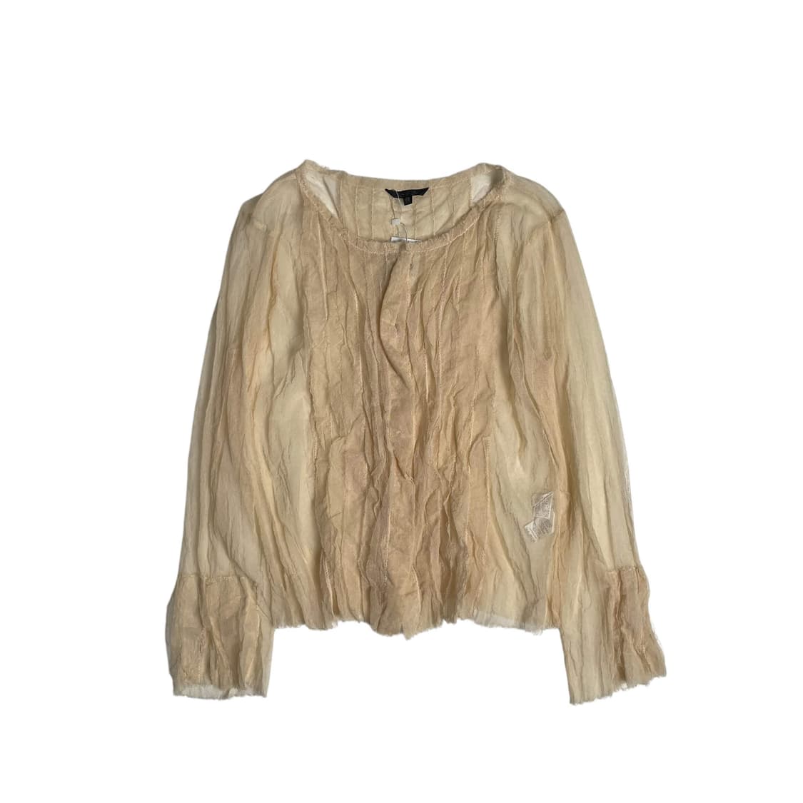 Krizia 시스루 코튼 가디건 (italy)  상품이미지1