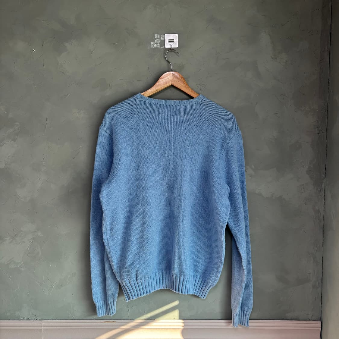 폴로 랄프로렌 라운드넥 니트 스카이블루 소라 상품이미지4