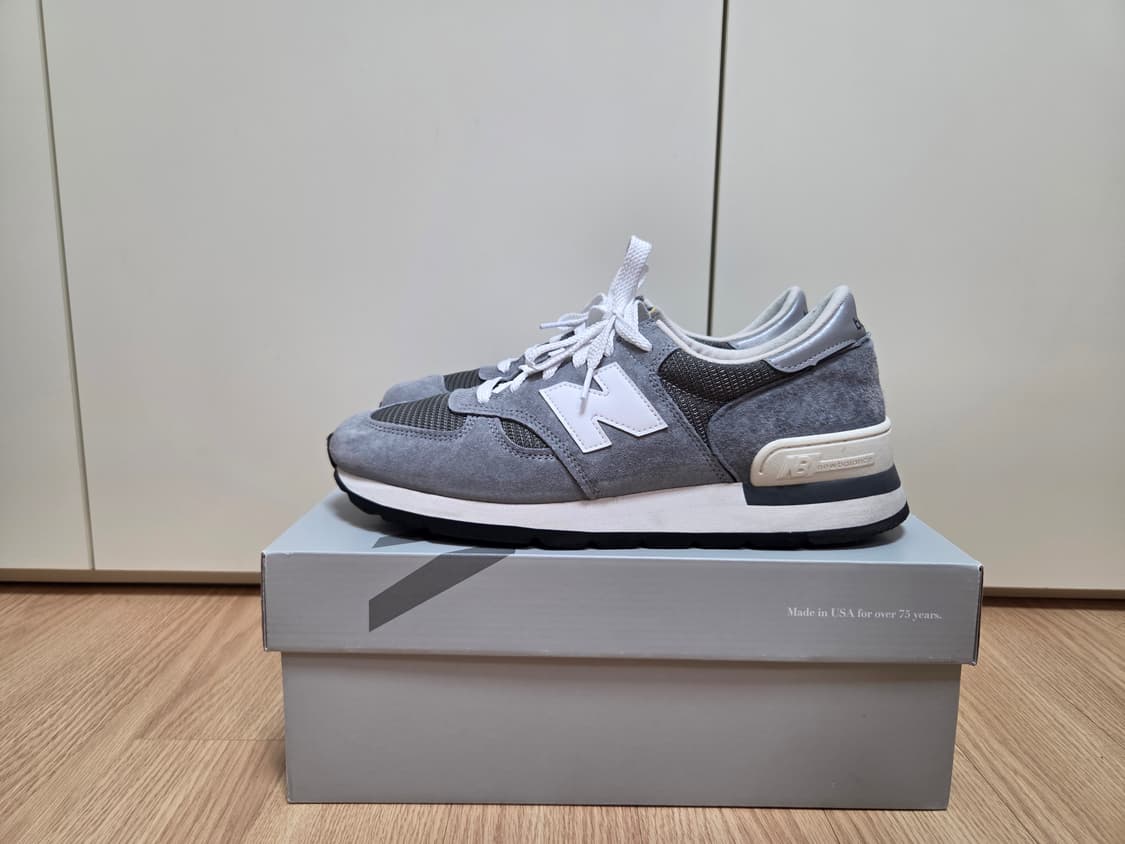 [285] 뉴발란스 990v1 그레이 화이트 M990GR1 상품이미지1