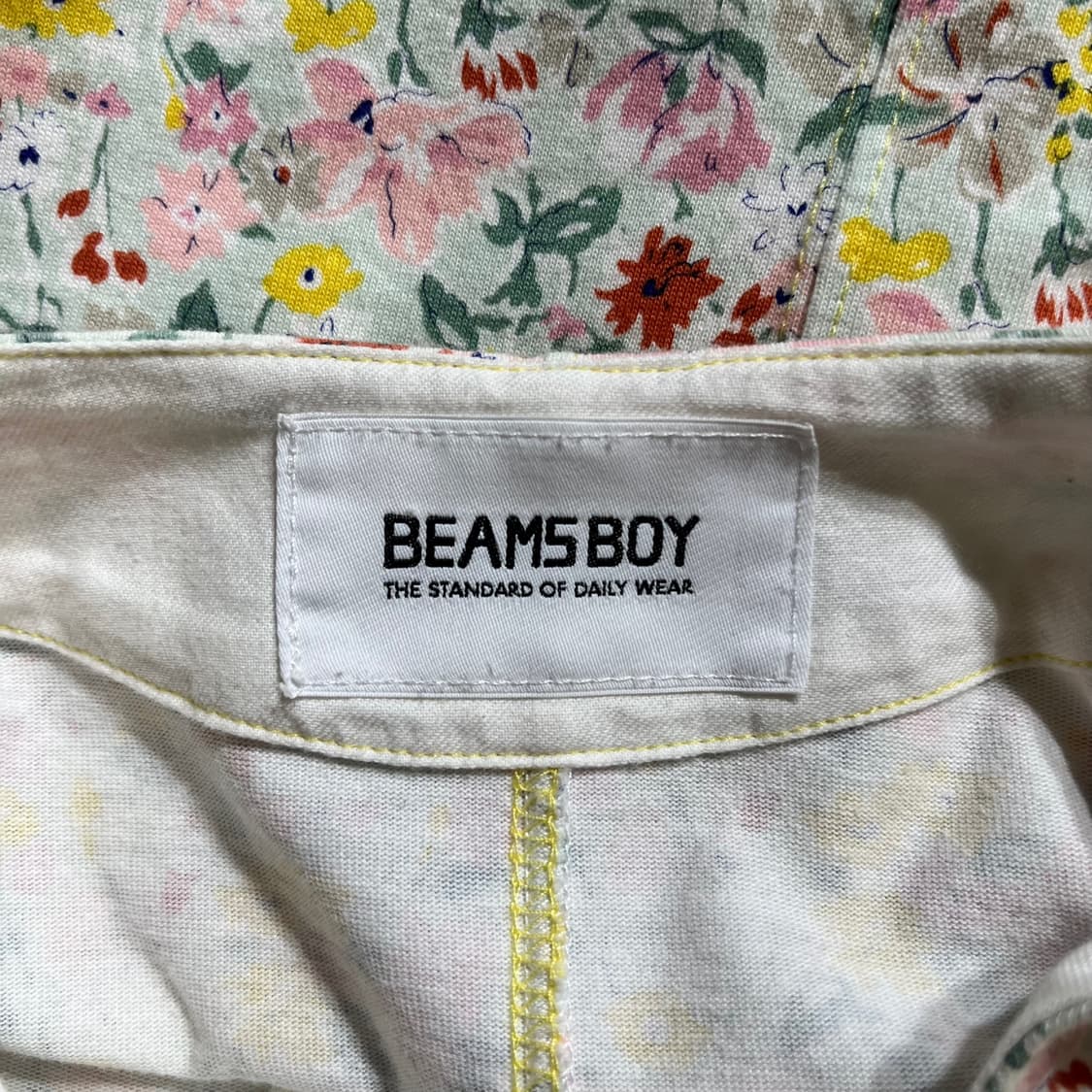 Beams Boy 플로럴 라운드넥 코튼자켓 상품이미지5