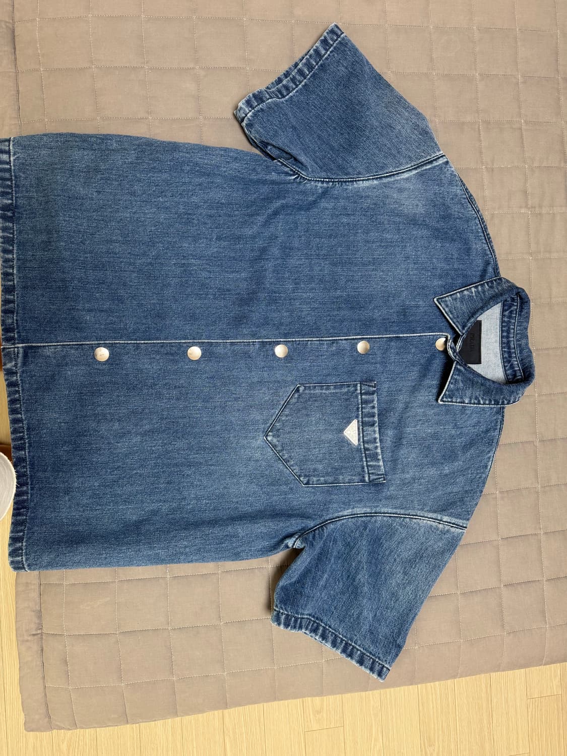 프라다 데님 자켓 M 상품이미지3