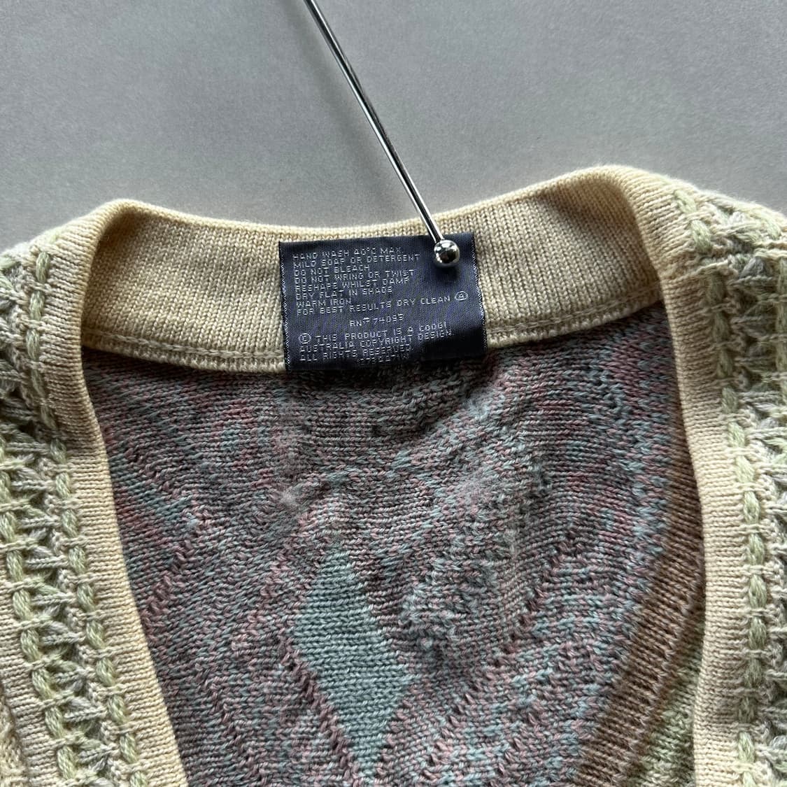 [M]쿠지 COOGI 케이블 니트 가디건 상품이미지10