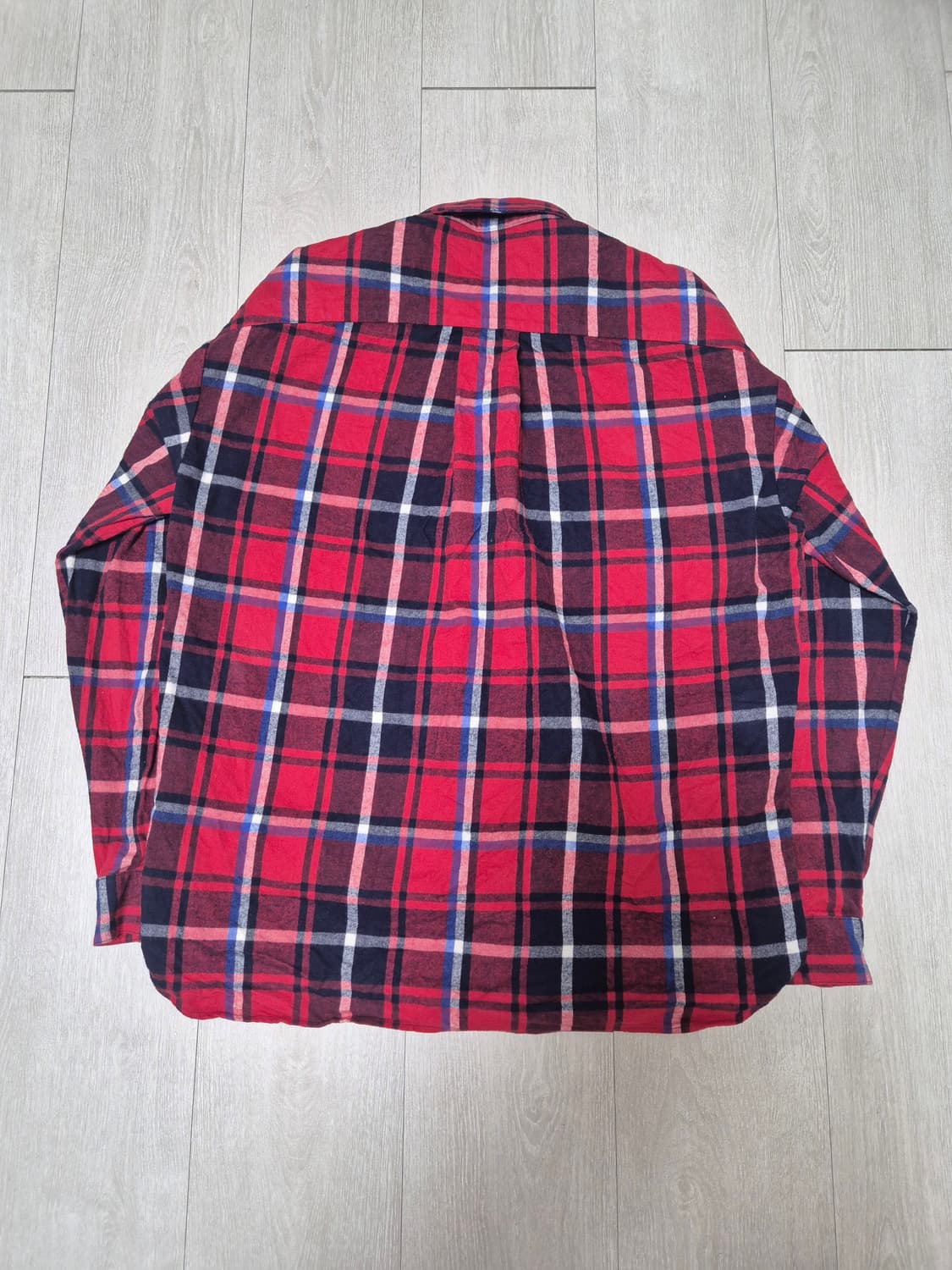 Juun.j 준지 N.SYNTHETIC 플란넬 셔츠 상품이미지4