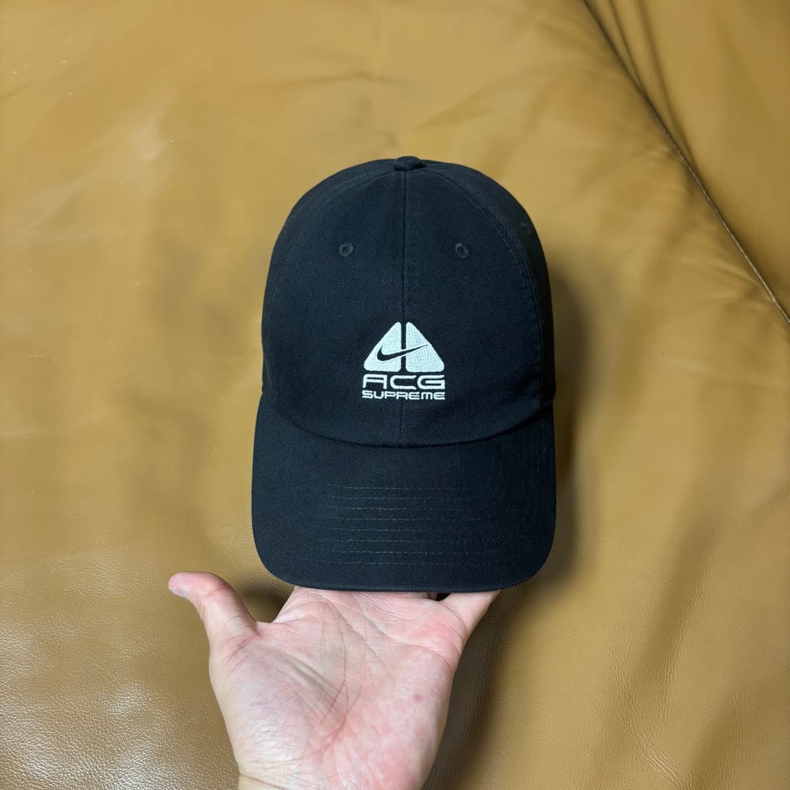 Supreme x Nike 슈프림x나이키 ACG 블랙 6패널 볼캡 모자 상품이미지2