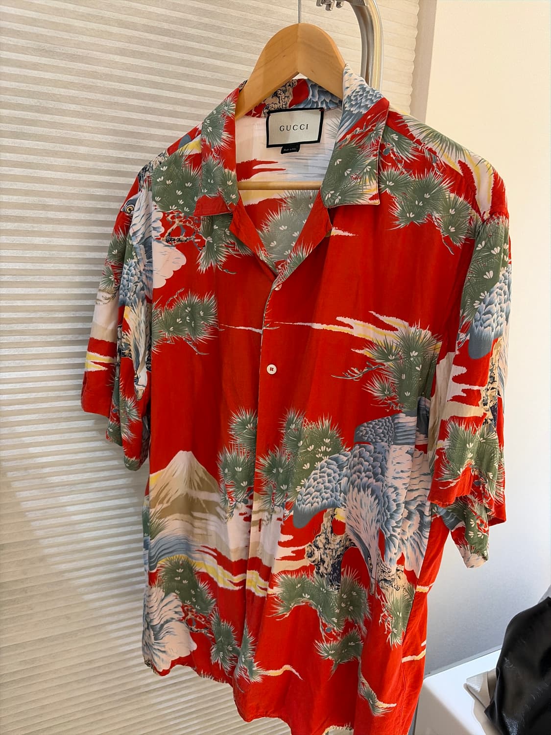 구찌 일본화 반팔 셔츠 46  상품이미지1