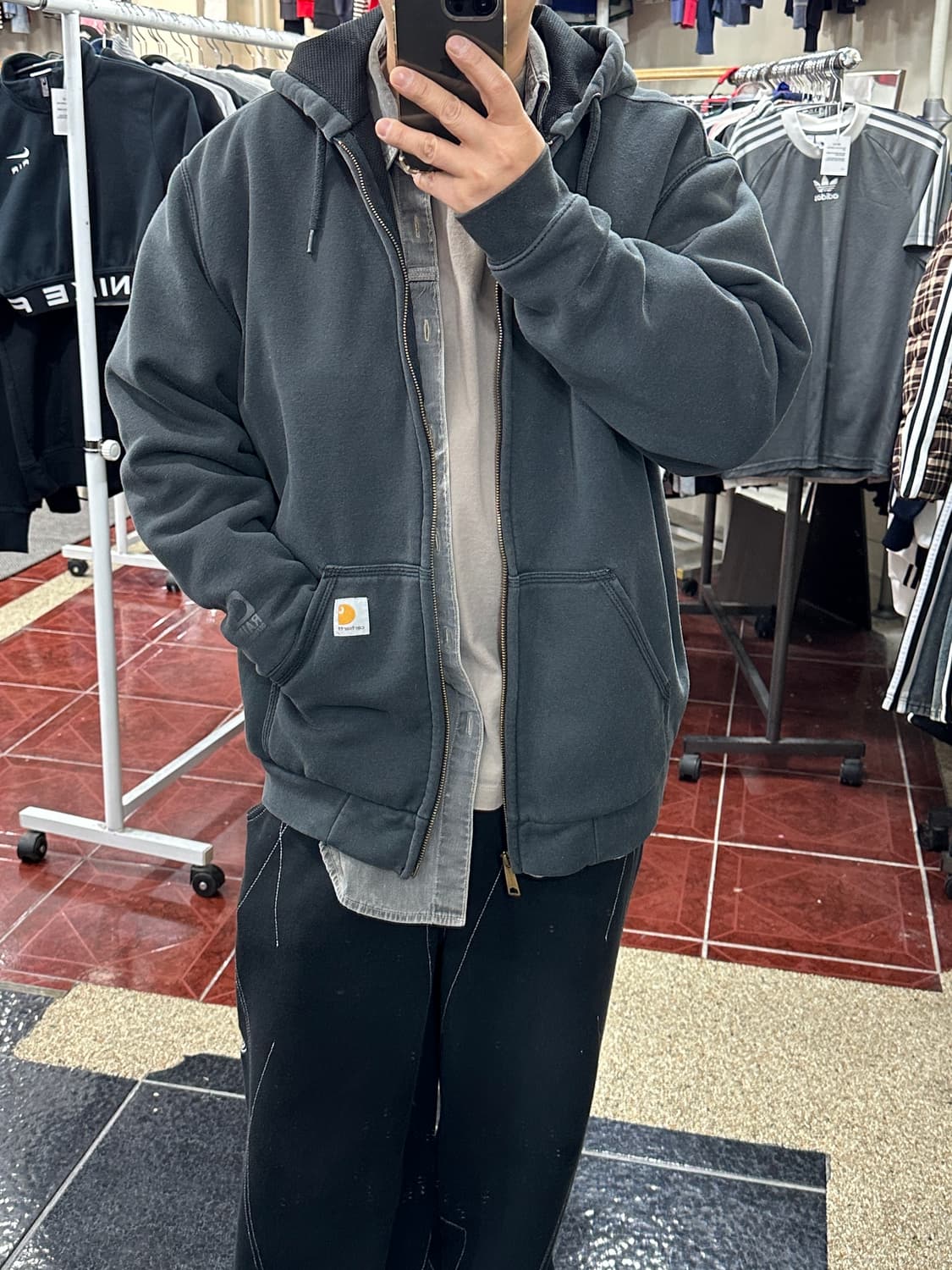 칼하트 써멀 후드집업M 상품이미지8