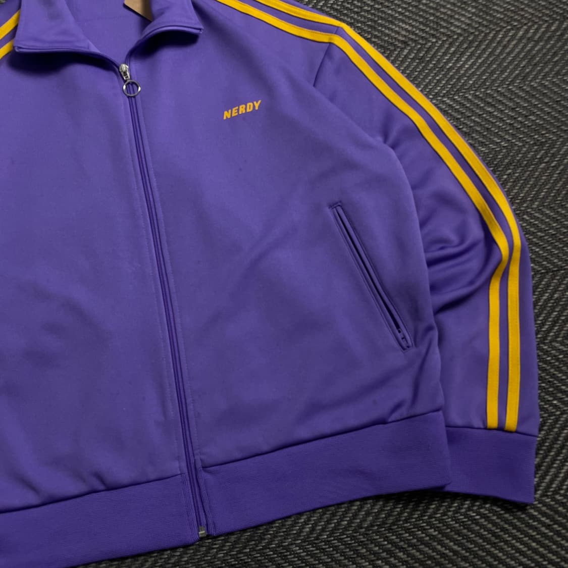 널디 루즈핏 퍼플 트랙탑 져지o 4703 상품이미지2