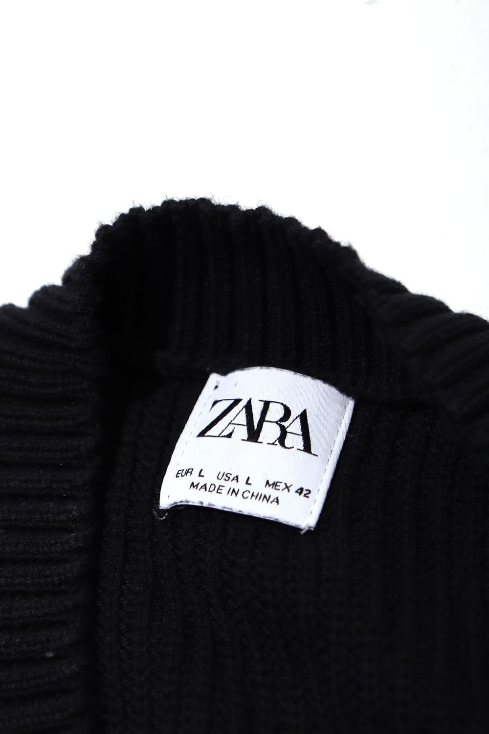 ZARA 배색 가디건 size XL 상품이미지5