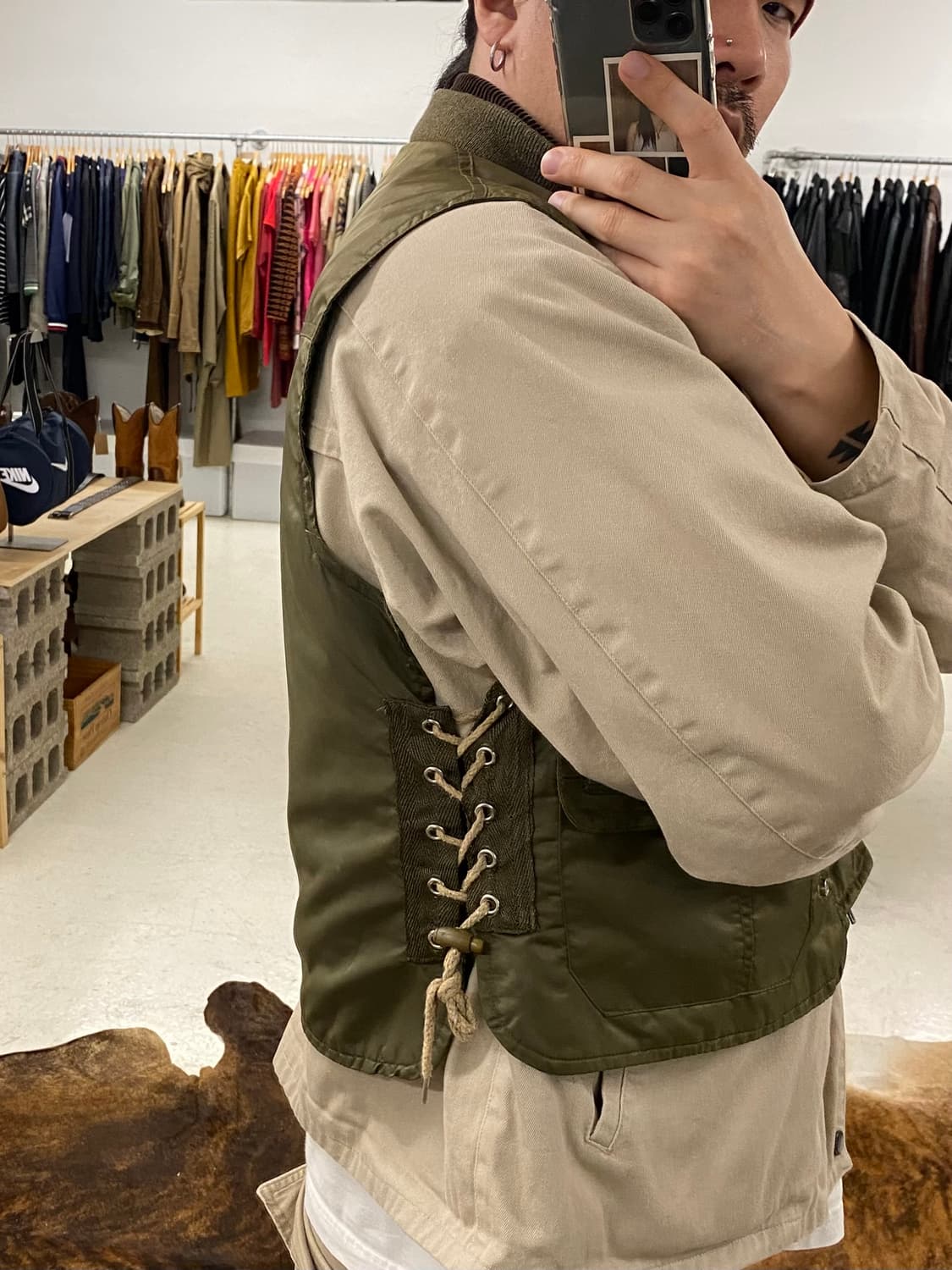 VTG lace-up tactical vest 빈티지 택티컬 베스트 상품이미지2