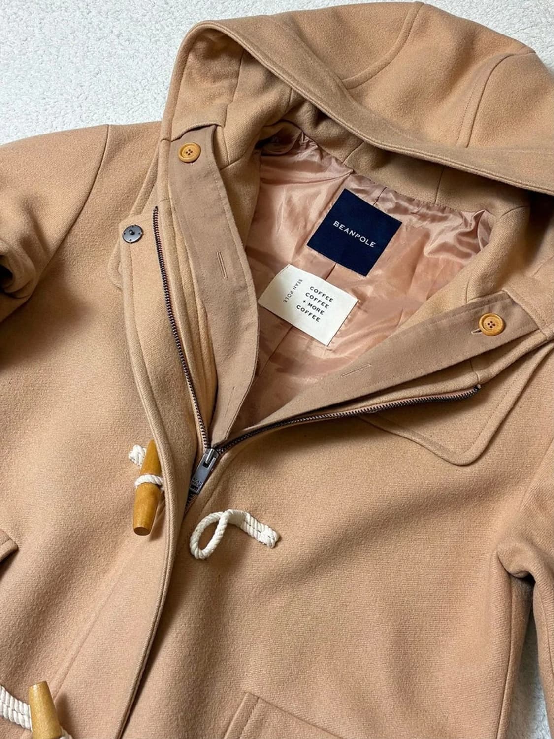 빈폴 17FW more coffee 더플 후디 코트 PN7642 상품이미지3