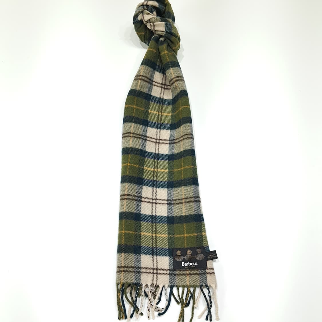 MX557 바버 스코틀랜드판 램스울 클래식타탄 머플러 목도리 상품이미지5