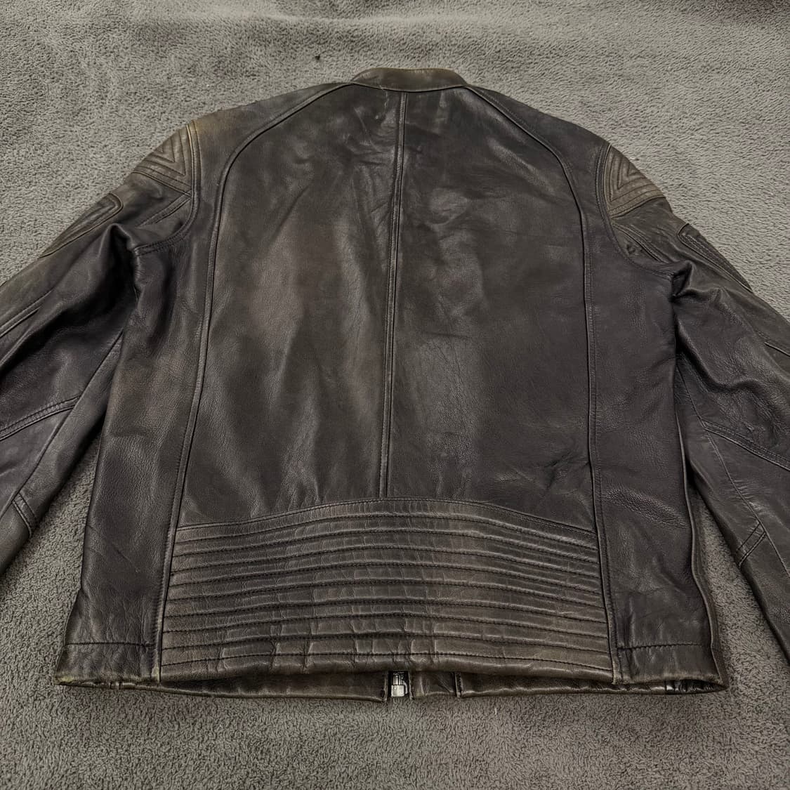 [정품] 휴고보스 엠보 모터사이클 양가죽 레더 자켓 상품이미지4