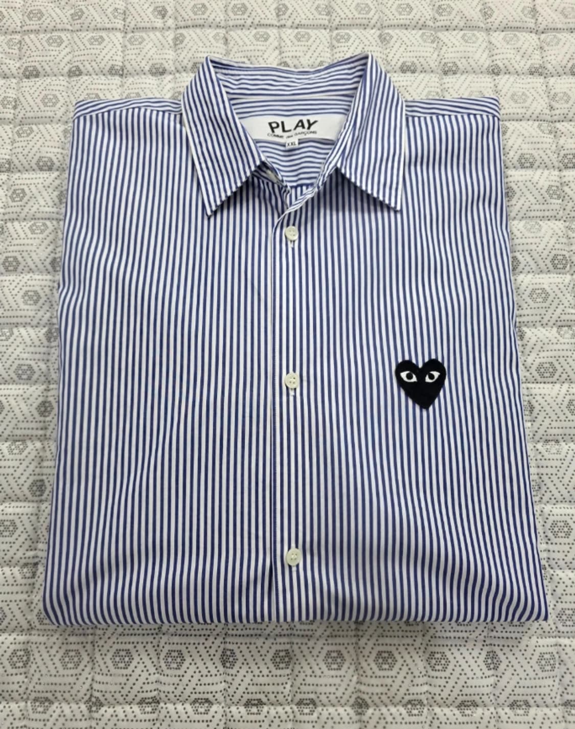 꼼데가르송 플레이 스트라이프 셔츠 110 상품이미지1