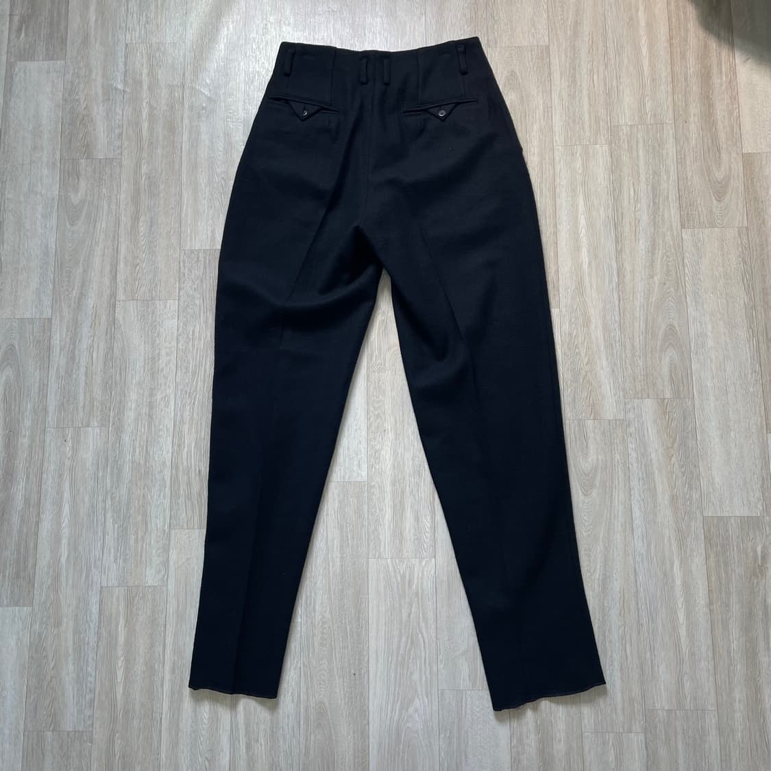 빈티지 울 3턱 하이웨스트 트라우저 슬랙스 상품이미지5