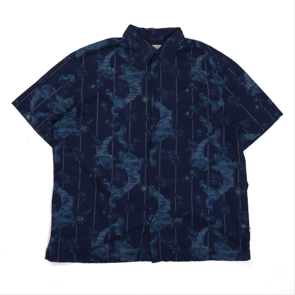 Island Shores Cotton Hawaiian Half Shirt 상품이미지1