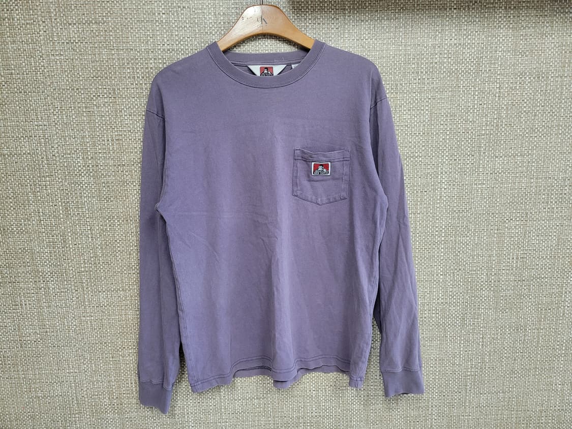 M 95사이즈 밴데이비스 빈티지 포켓 긴팔 티셔츠 상품이미지1