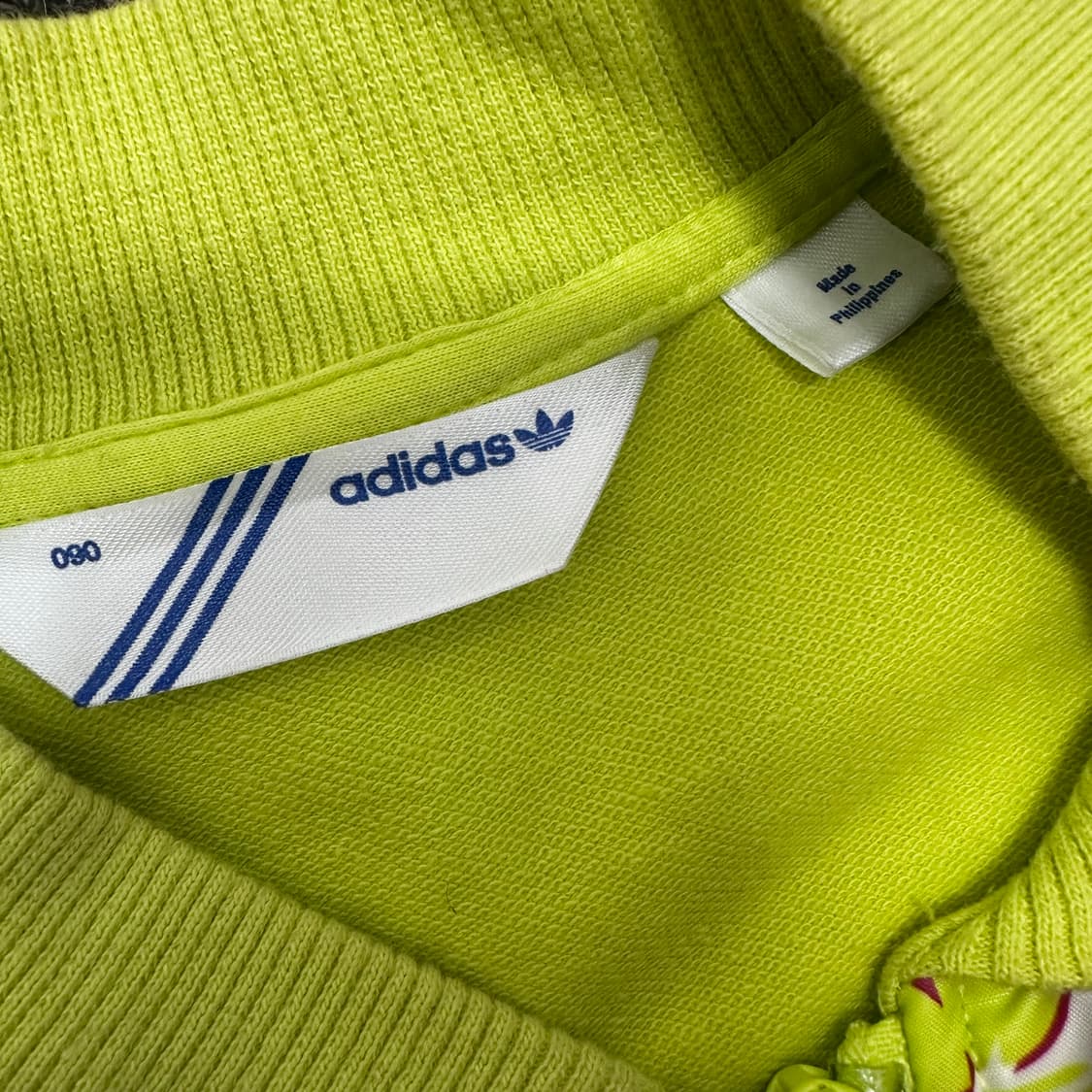 아디다스 형광 여성 트랙탑 집업 자켓 패턴 90(S) 상품이미지3