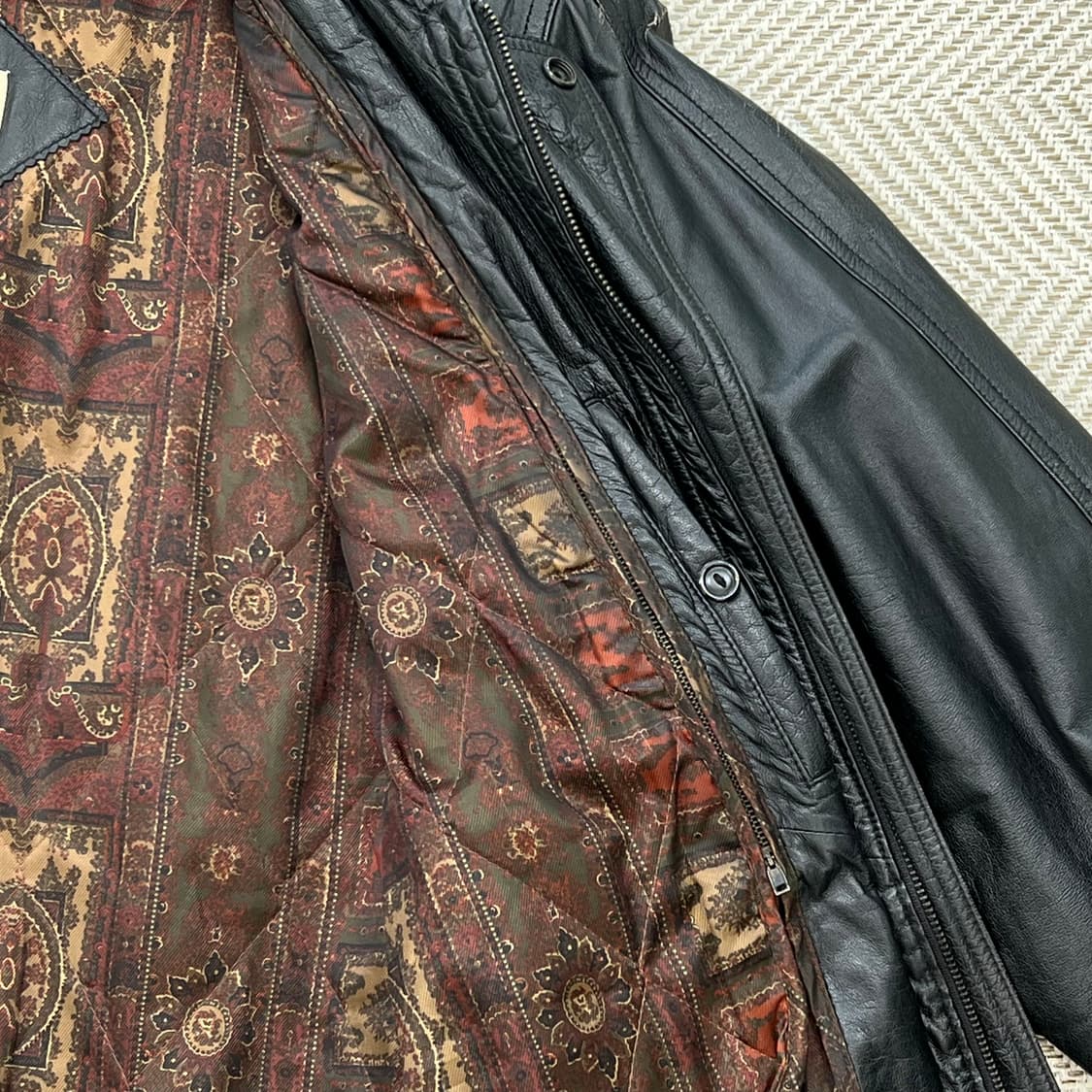 Matthias 레더 봄버 자켓 r3049 상품이미지5