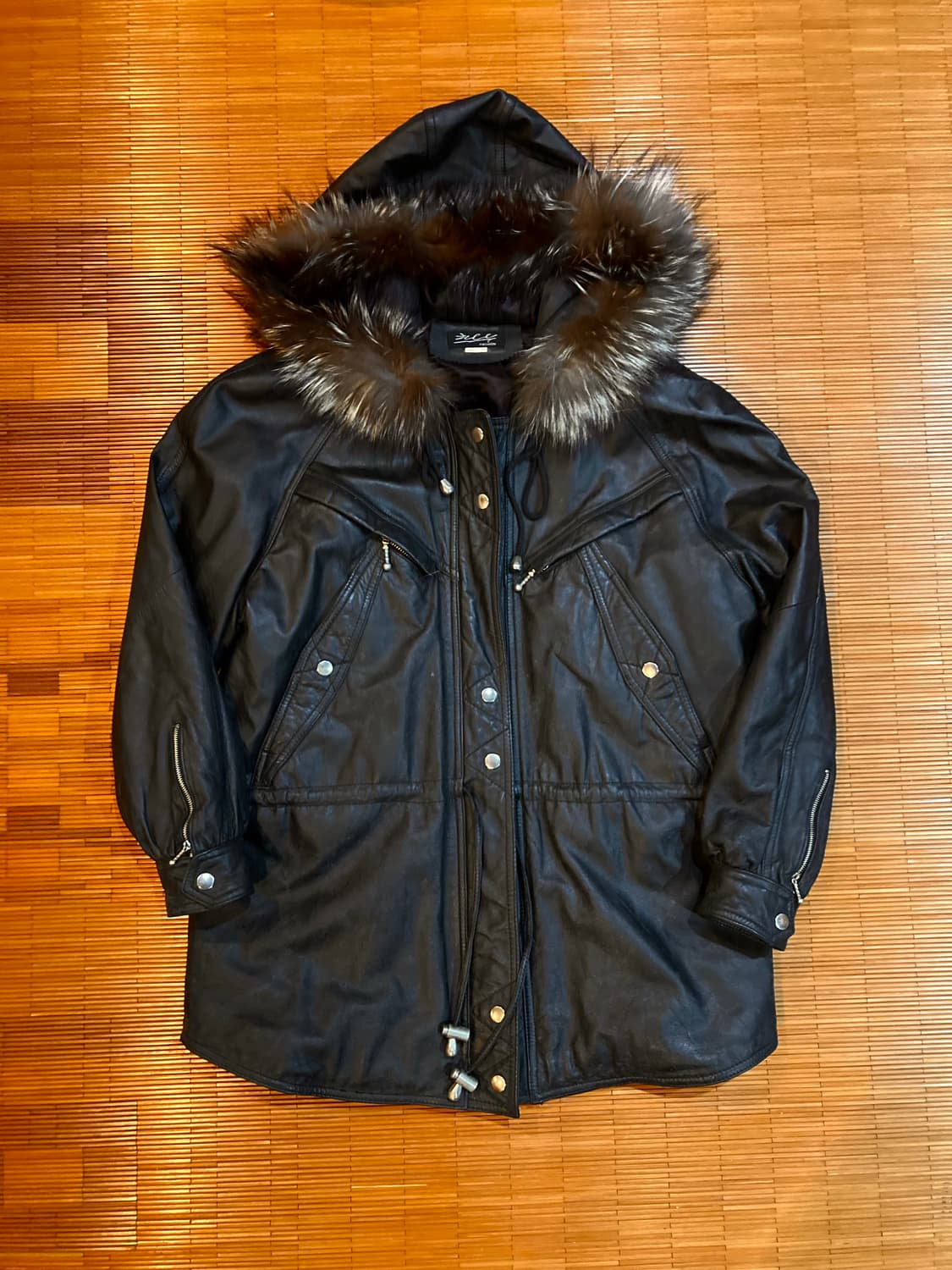 vtg 레더 야상 상품이미지1