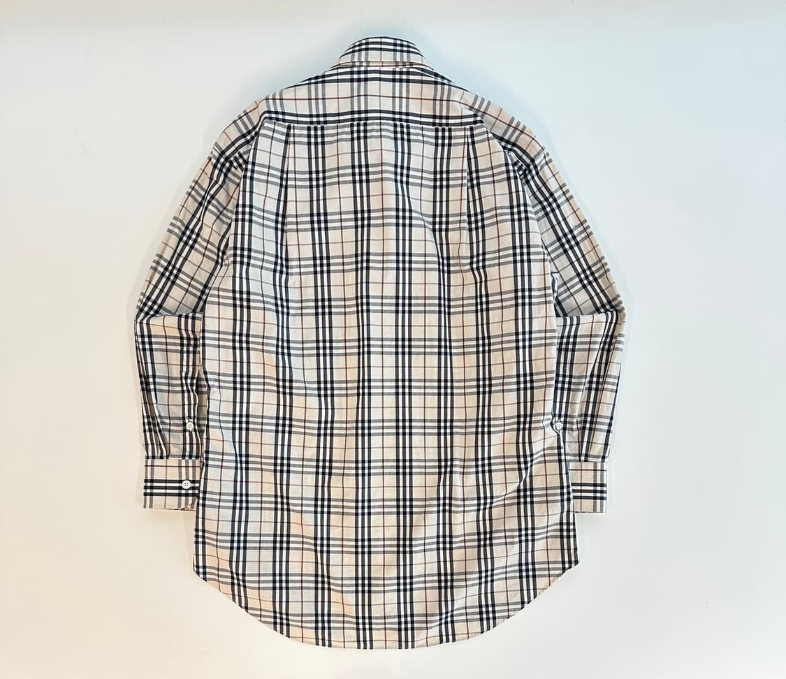 버버리 made in japan 체크 패턴 셔츠 (XL) 상품이미지3
