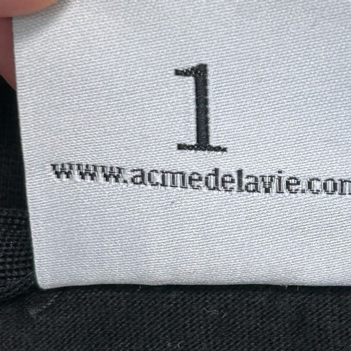 ACME DE LA VIE 버블로고 반팔티 블랙 1 상품이미지5