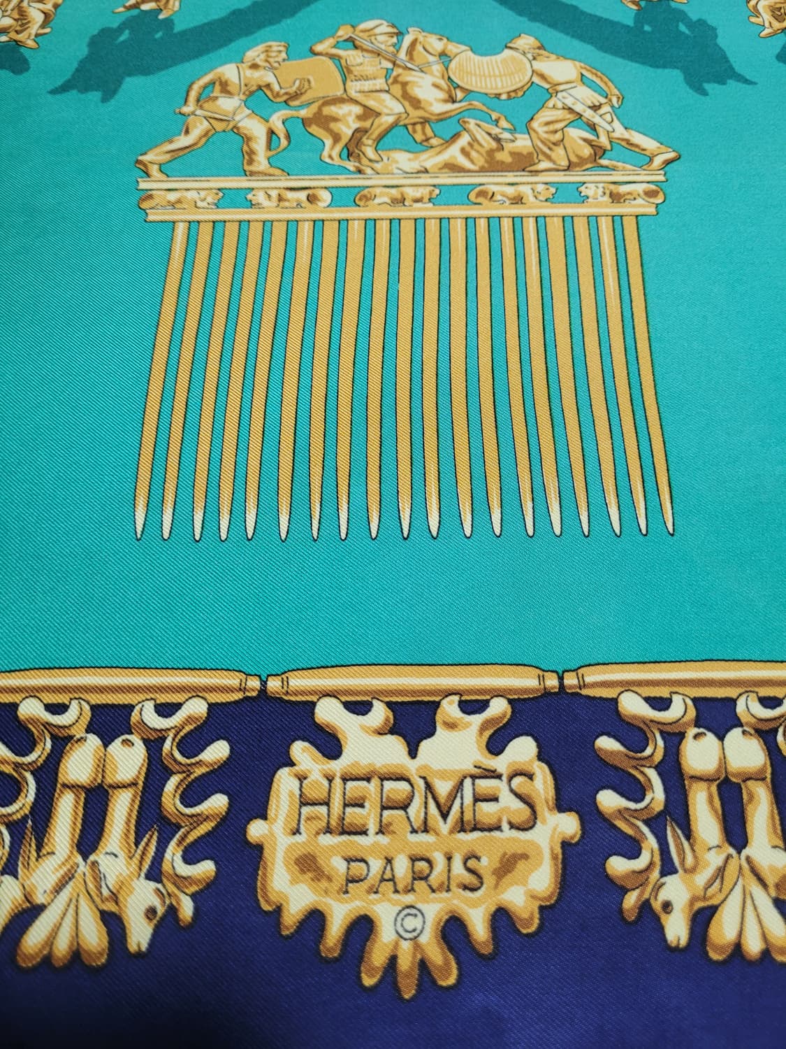 정품 에르메스 까레 실크 스카프 상품이미지3