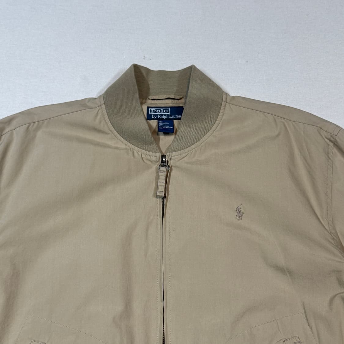 M) 폴로 랄프로렌 베이지 봄버 블루종 자켓 상품이미지3