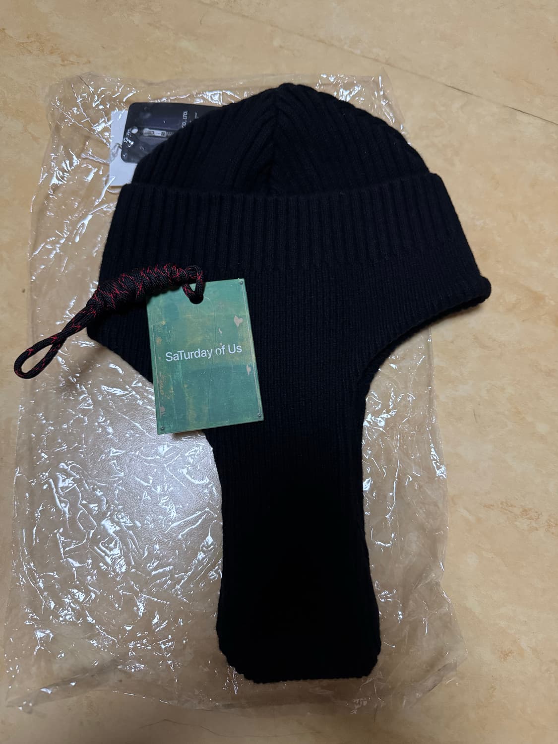 Stu 에스티유 이어플랩 비니 블랙 상품이미지6