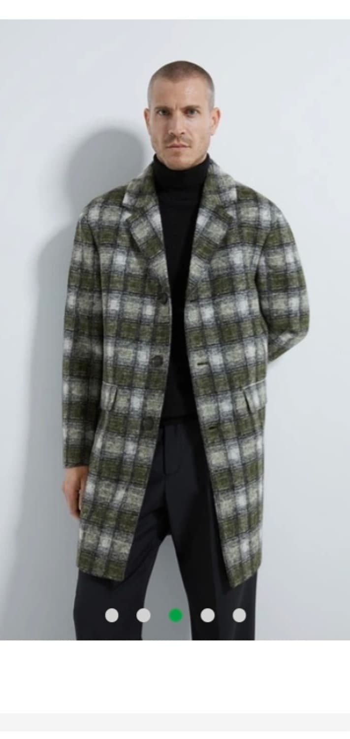 자라 모직 코트 남자105~110 상품이미지1