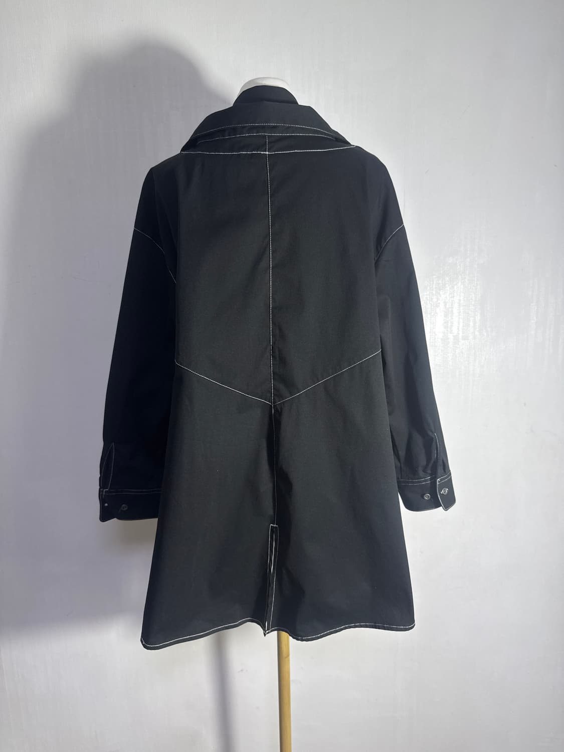 Kyoko huga 이중 버튼 셔츠형 롱 자켓 아방가르드 상품이미지5