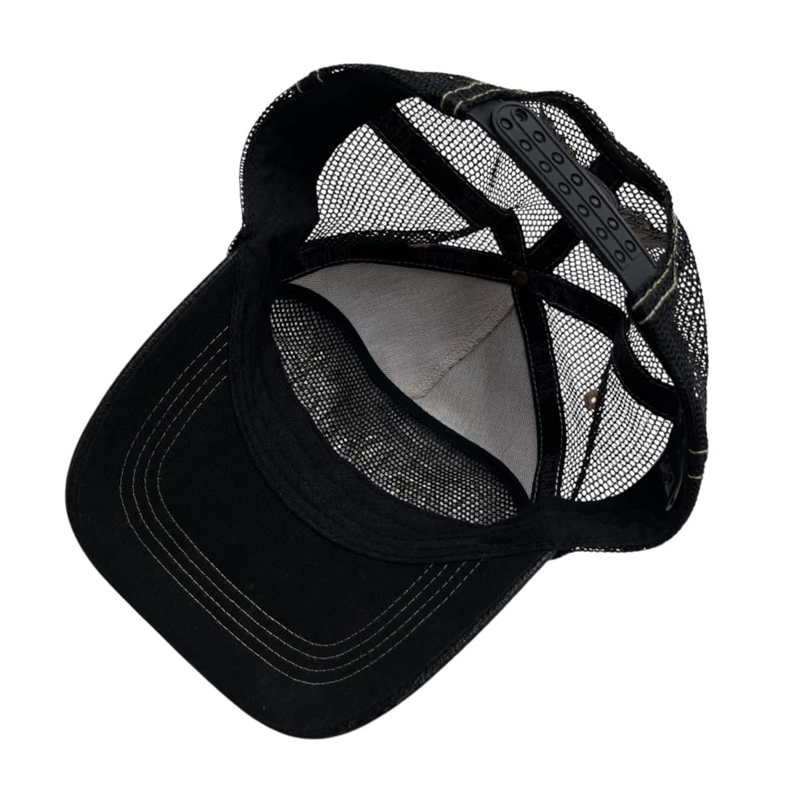 본더치 y2k 레더 브라운 볼캡 상품이미지8