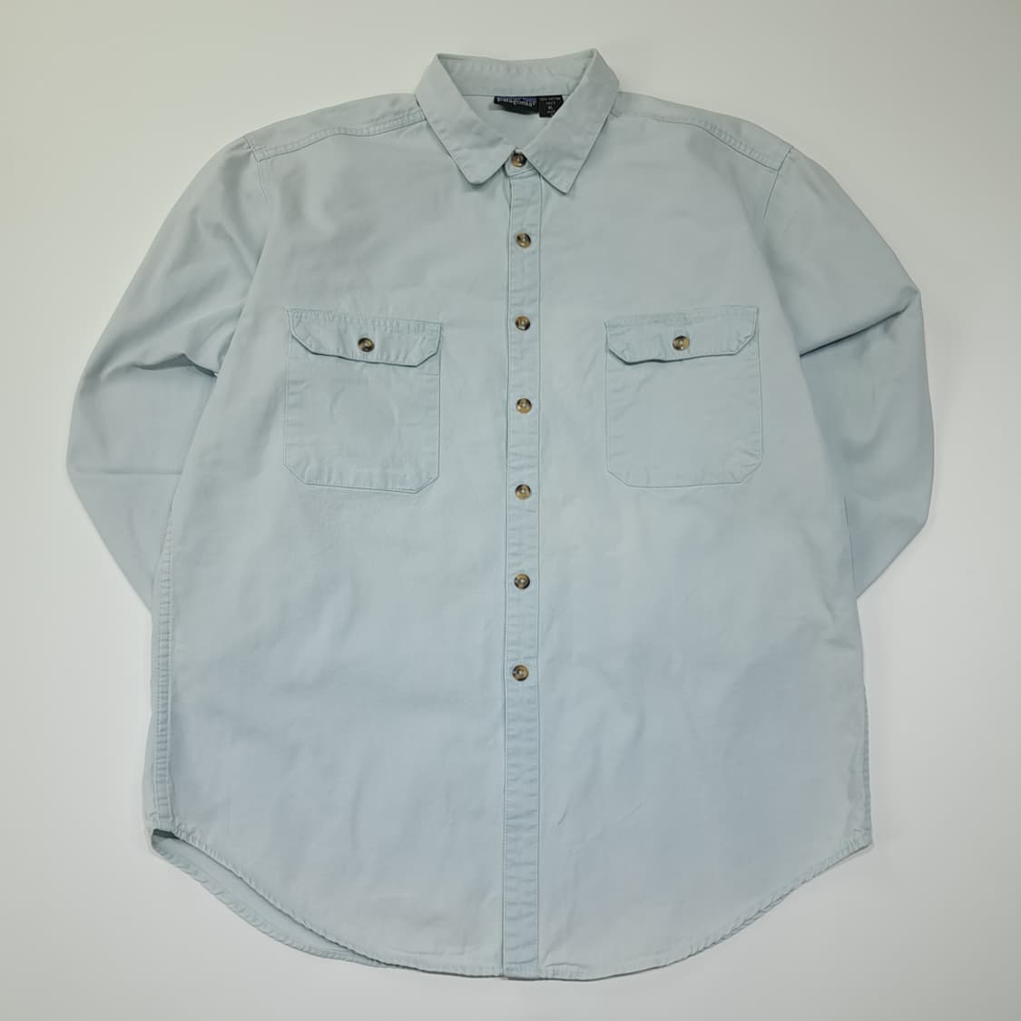 CL695 XL 파타고니아 00s 홍콩판 듀얼포켓 스카이블루 셔츠 상품이미지1