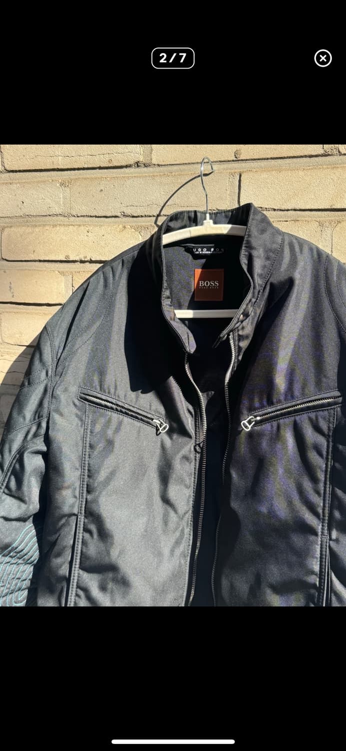 00s hugo boss biker jacket 상품이미지2