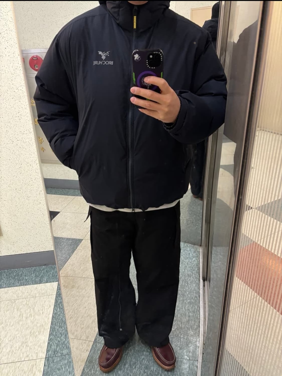 Brochure x Alwayth ARGENTUM 후디 다운패딩 L 상품이미지10