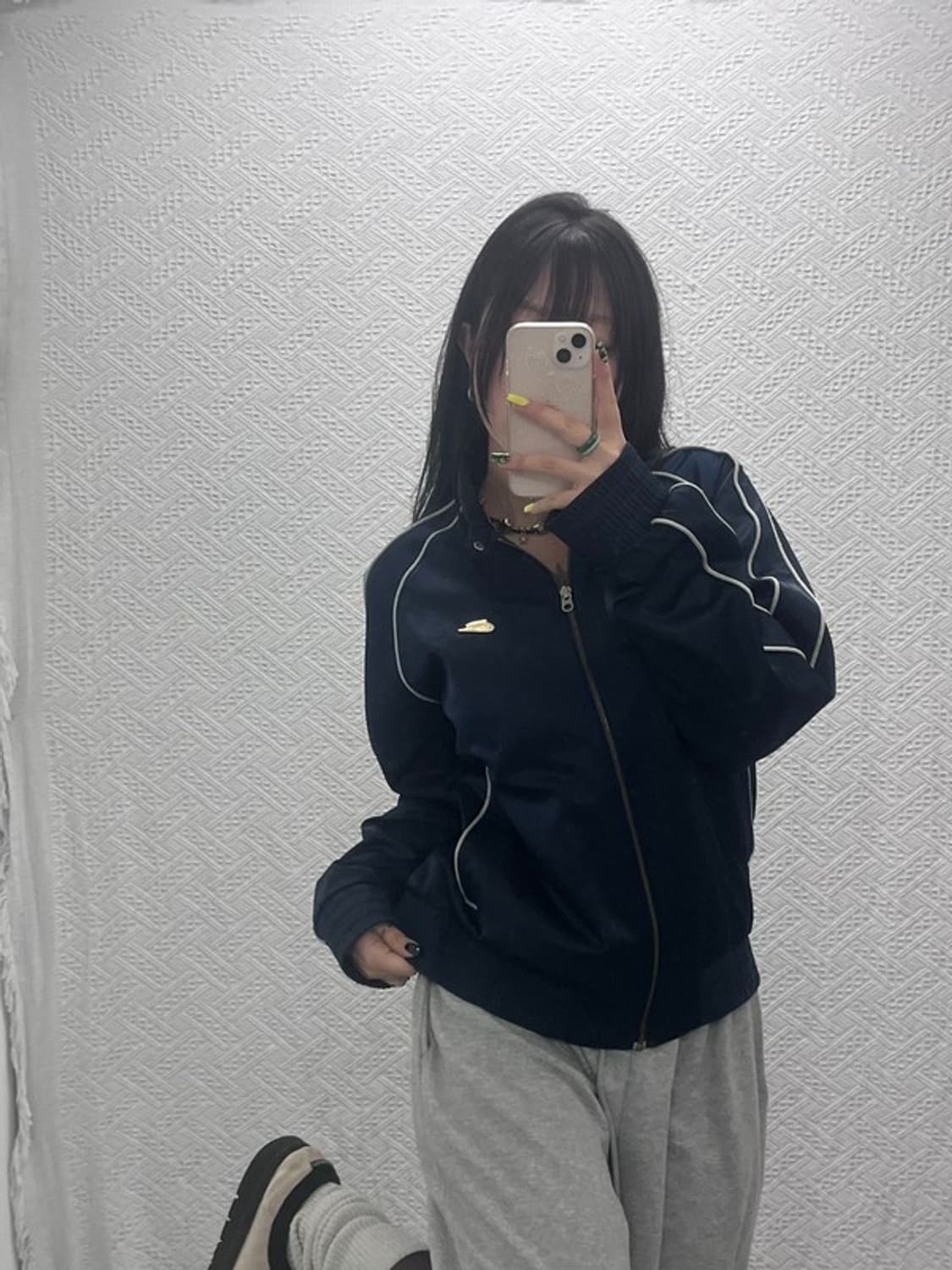 나이키 올드스쿨 레트로 레이싱 파이핑 져지 자켓 L C07521 상품이미지1